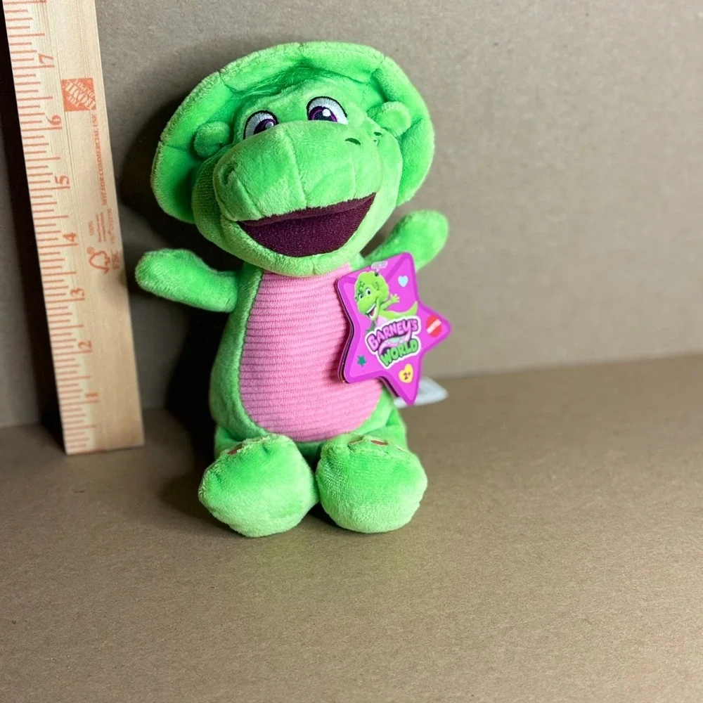 Barney's World Baby Bop Dinosaur Plush Barney Friend 8